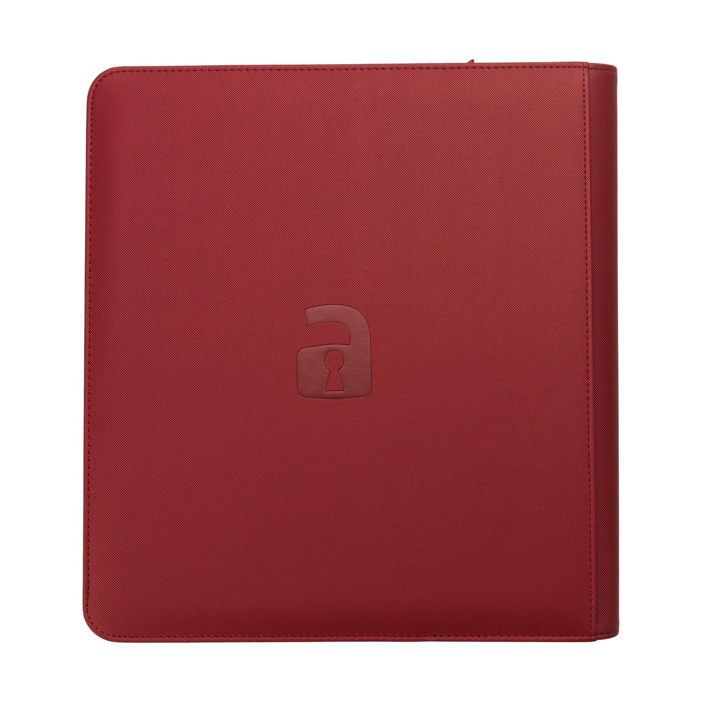 12-Pocket Exo-Tec® Zip Binder Metallic Red