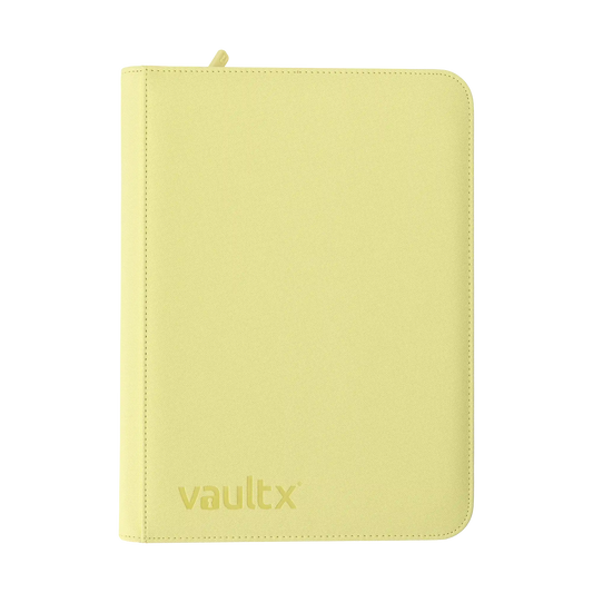 9-Pocket Exo-Tec® Zip Binder Pastel Yellow