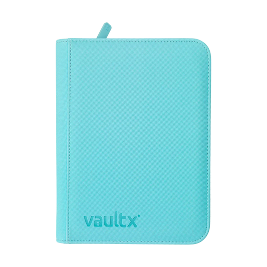 4-Pocket Exo-Tec® Zip Binder Pastel Blue