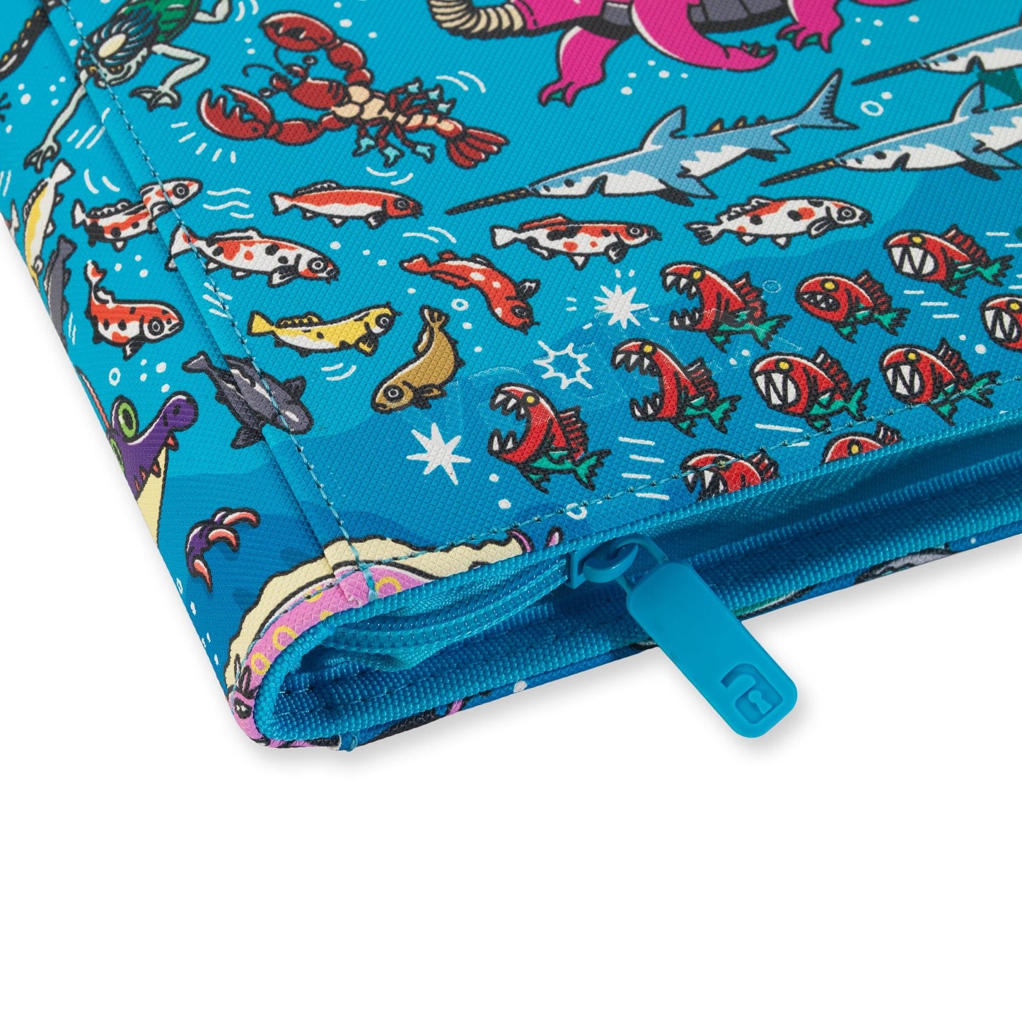 4-Pocket Exo-Tec® Zip Binder Water: Osare