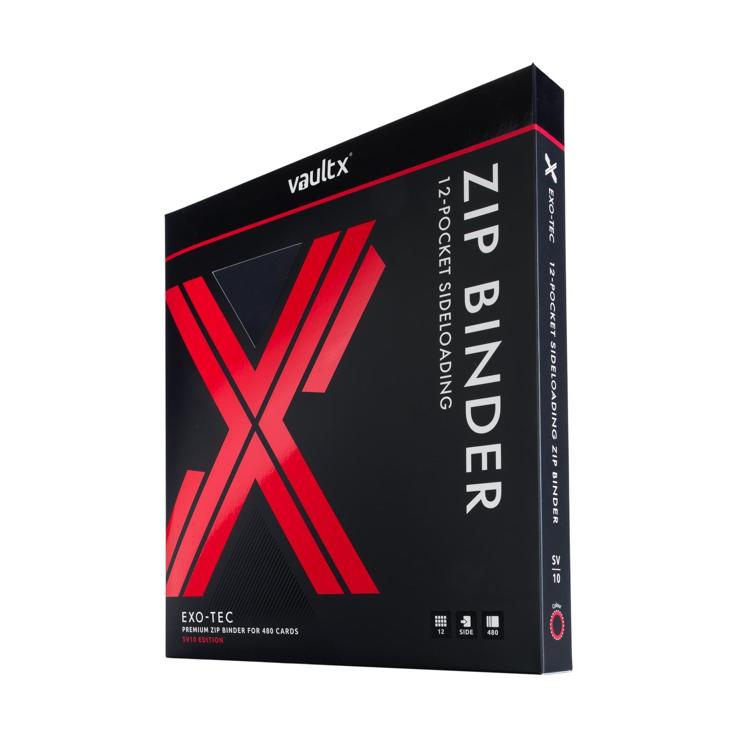 12-Pocket Exo-Tec® Zip Binder SV10