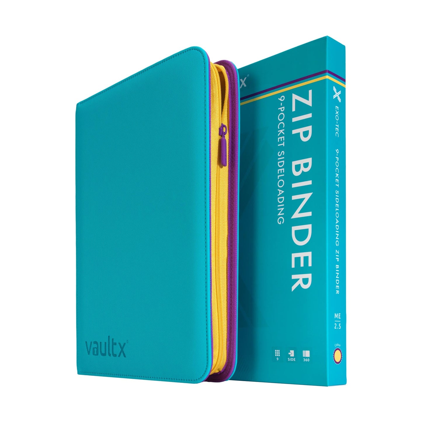 9-Pocket Exo-Tec® Zip Binder ME2.5