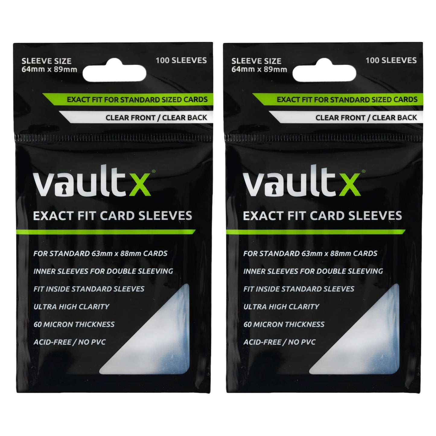 Exact Fit Card Sleeves