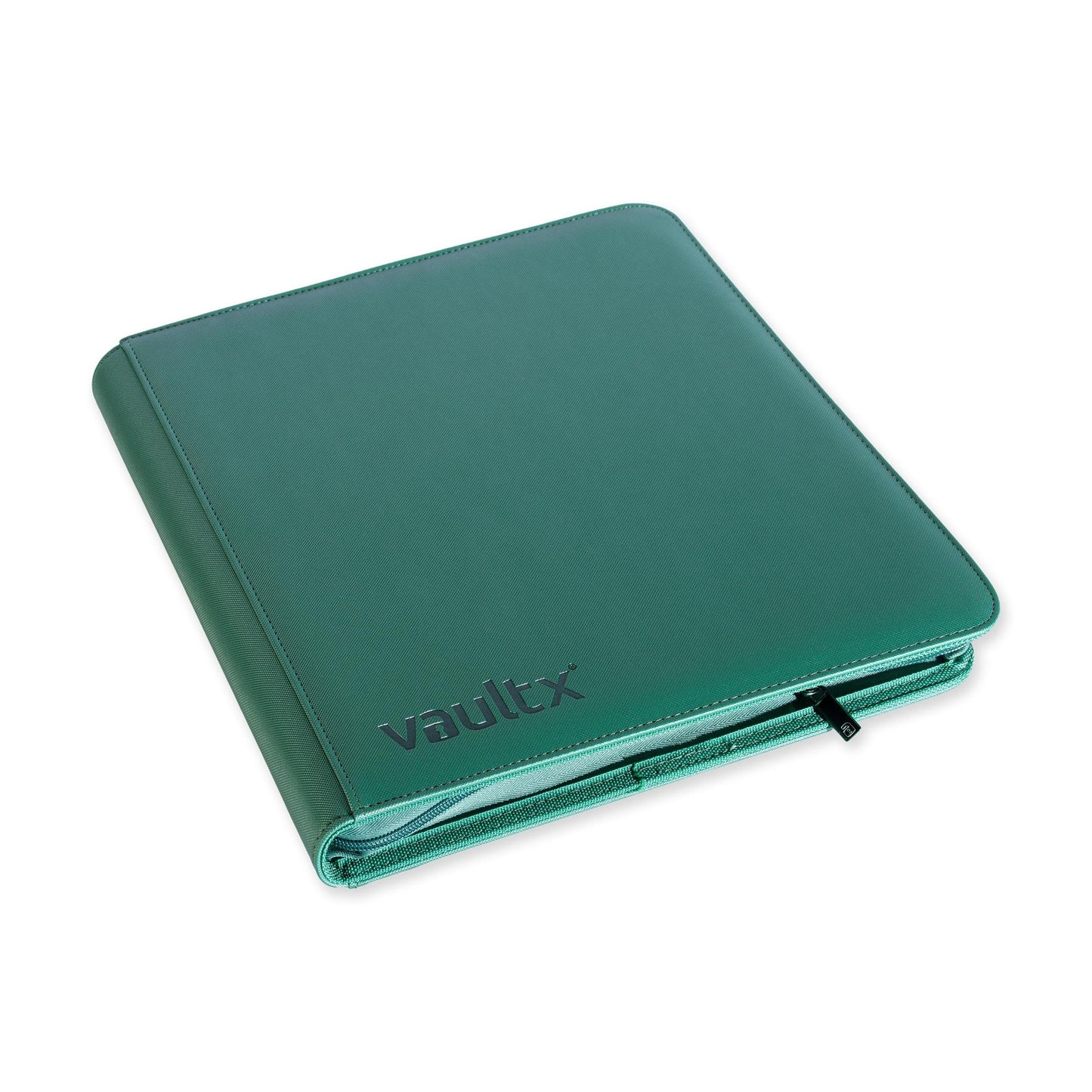 12-Pocket Exo-Tec Zip Binder Metallic Green