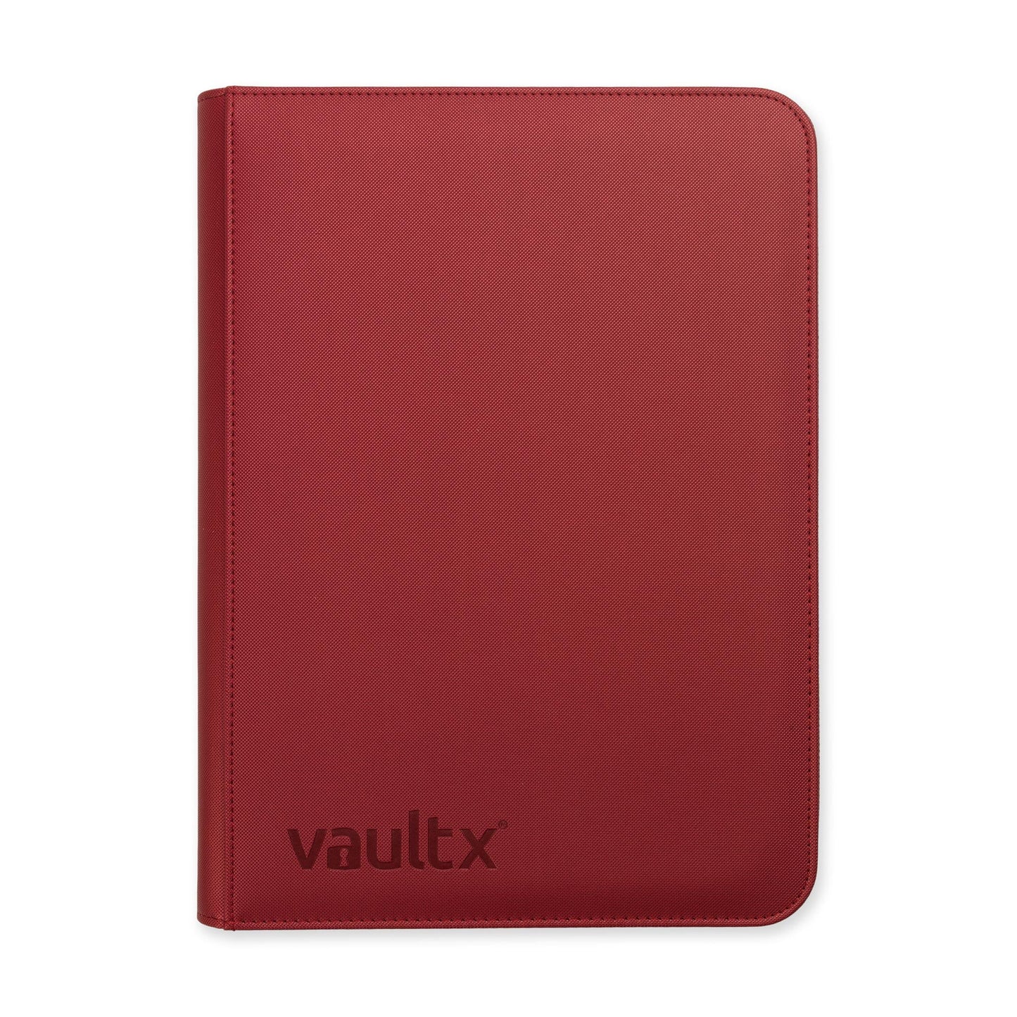 9-Pocket Exo-Tec® Zip Binder Metallic Red