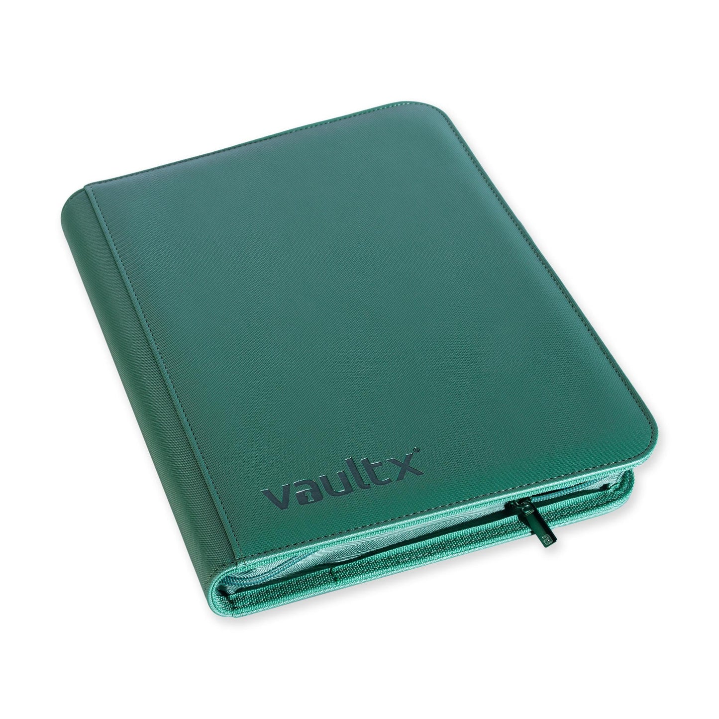 9-Pocket Exo-Tec® Zip Binder Metallic Green