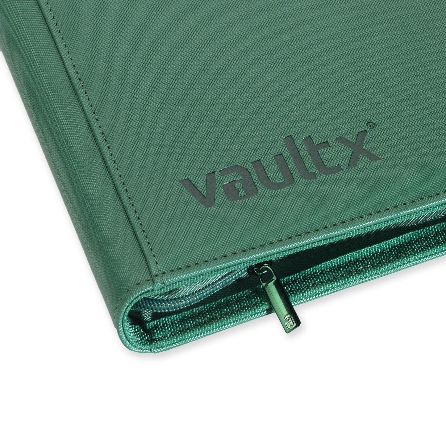 9-Pocket Exo-Tec® Zip Binder Metallic Green