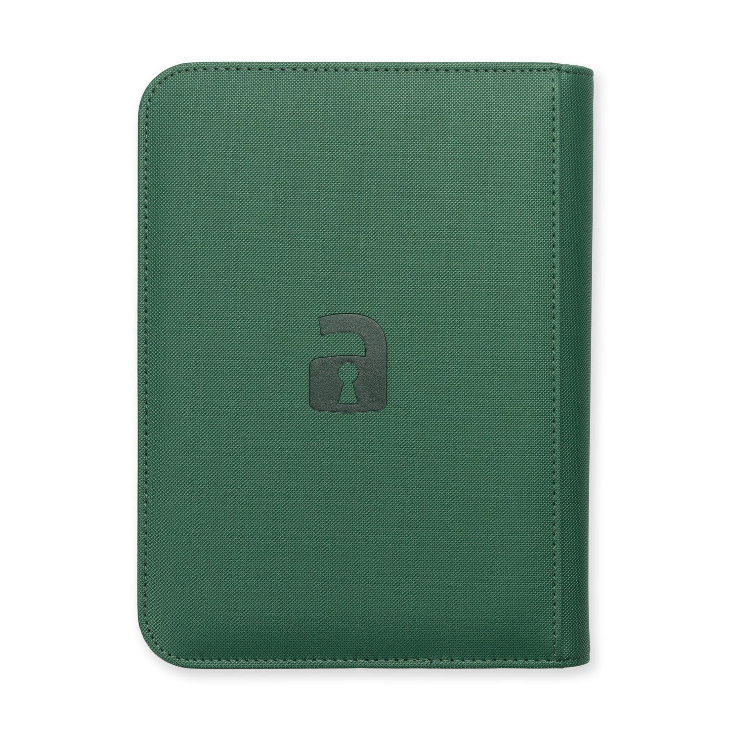 4-Pocket Exo-Tec® Zip Binder Metallic Green