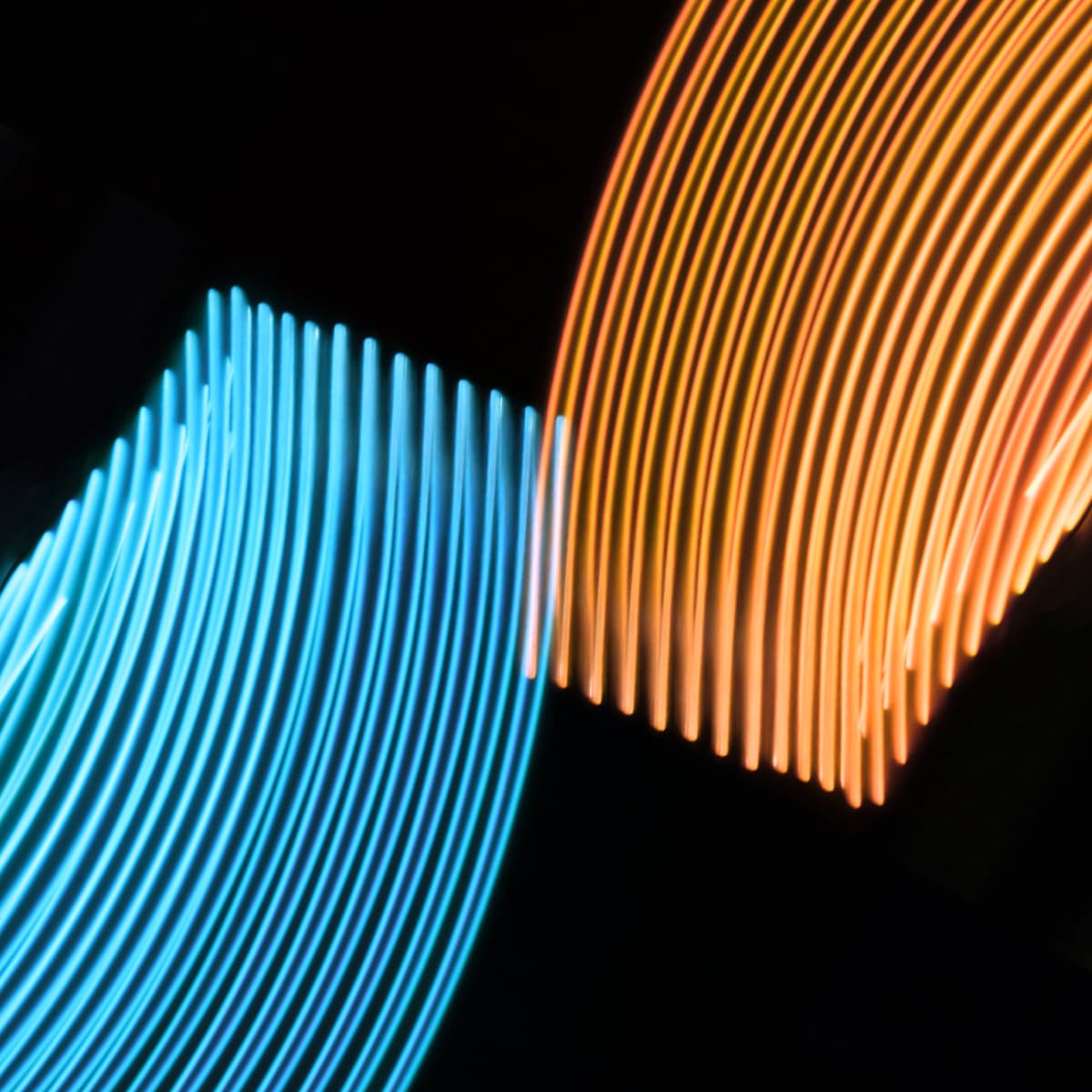 12-Fächer Exo-Tec® Reißverschluss-Ordner Neonblau
