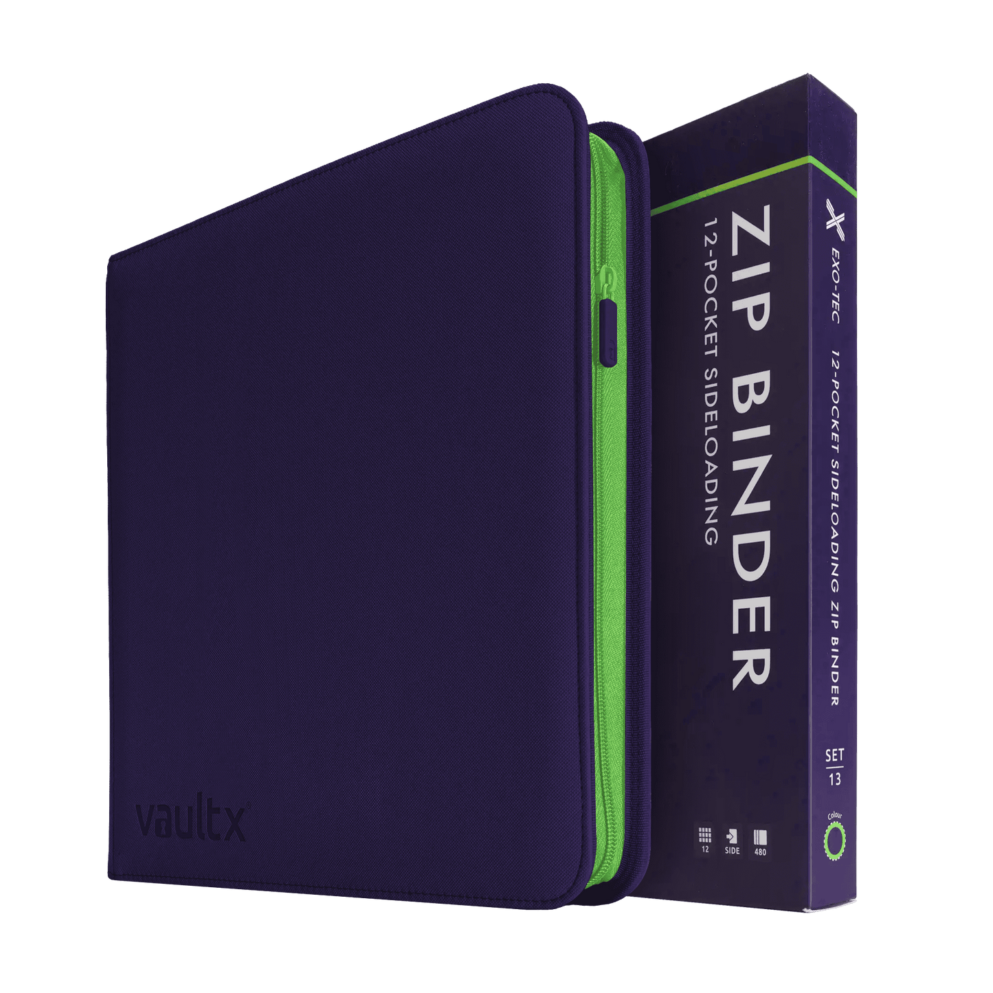 12-Pocket Exo-Tec® Zip Binder SET13