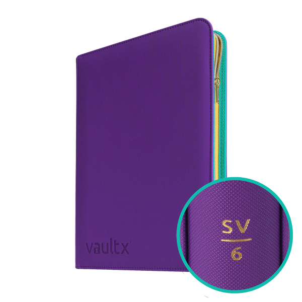 VIOLET/PENTAGON 【新品未開封/TYPE-ABC】 9-Pocket Exo-Tec® Zip Binder SV7 – Vault X UK