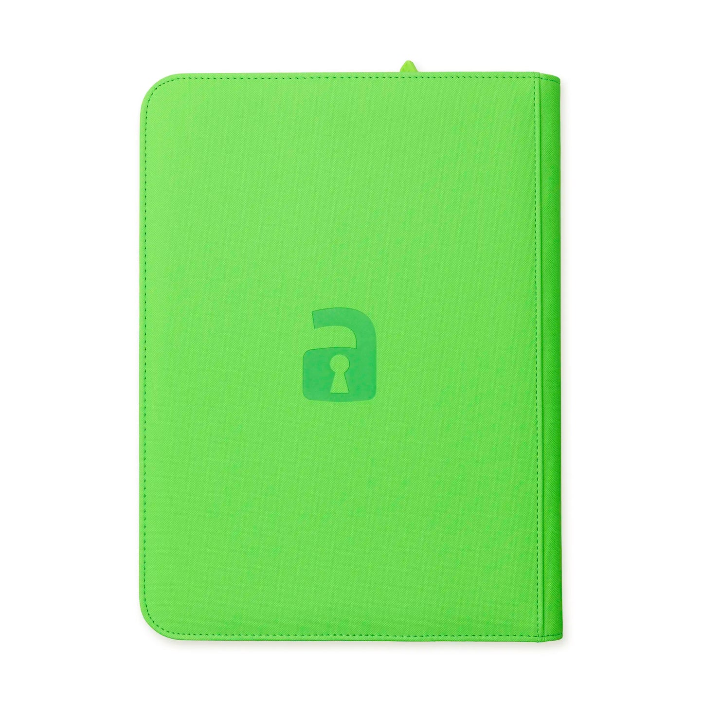 9-Pocket Exo-Tec® Zip Binder Neon Green