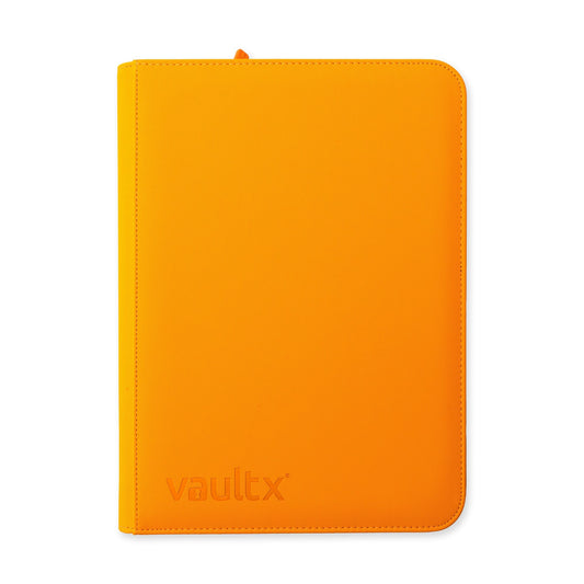 9-Pocket Exo-Tec® Zip Binder Neon Orange