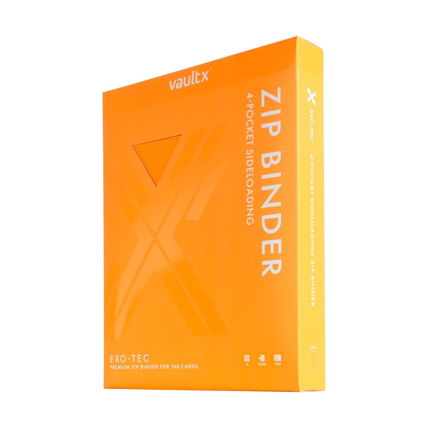 4-Pocket Exo-Tec® Zip Binder Neon Orange