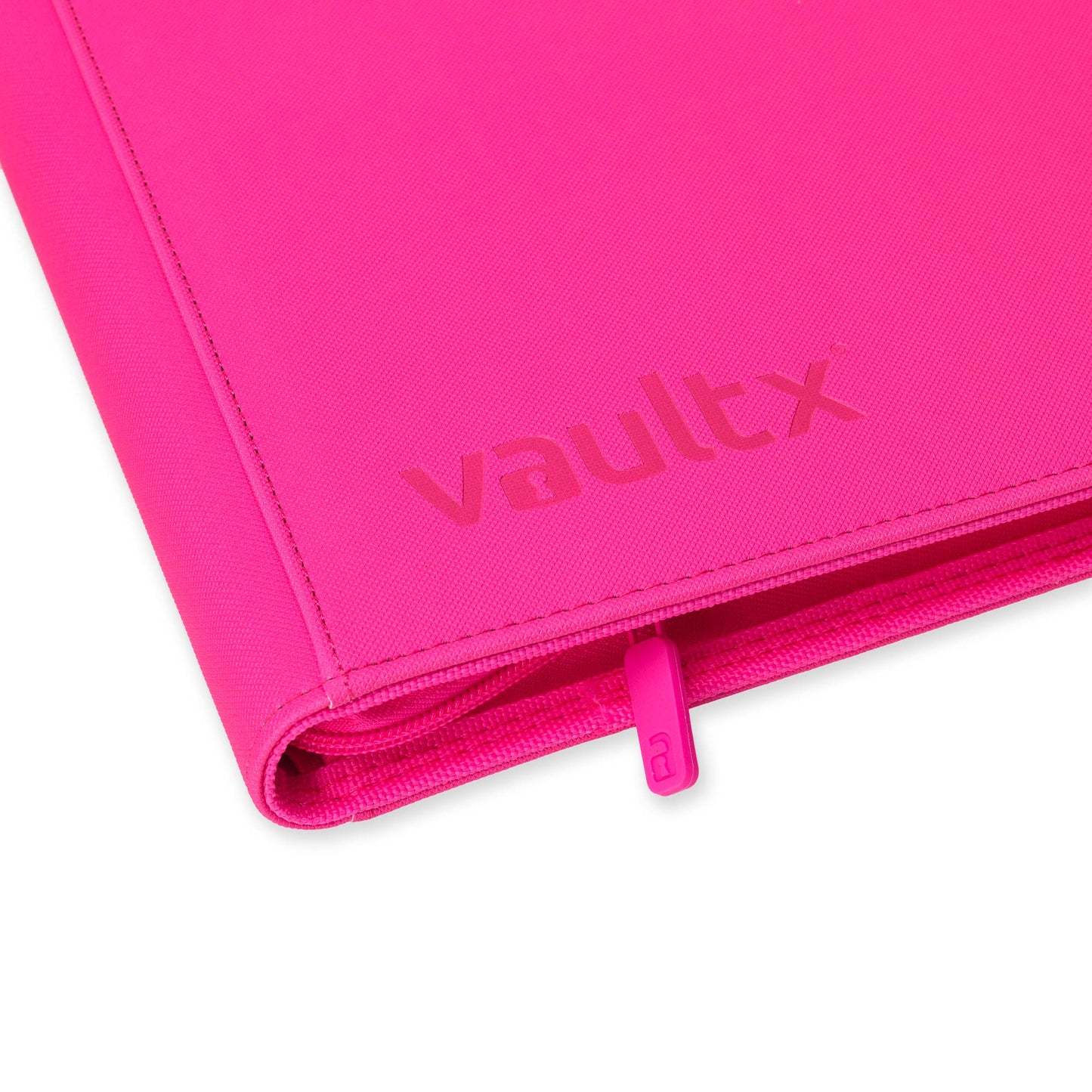 12-Pocket Exo-Tec® Zip Binder Neon Pink