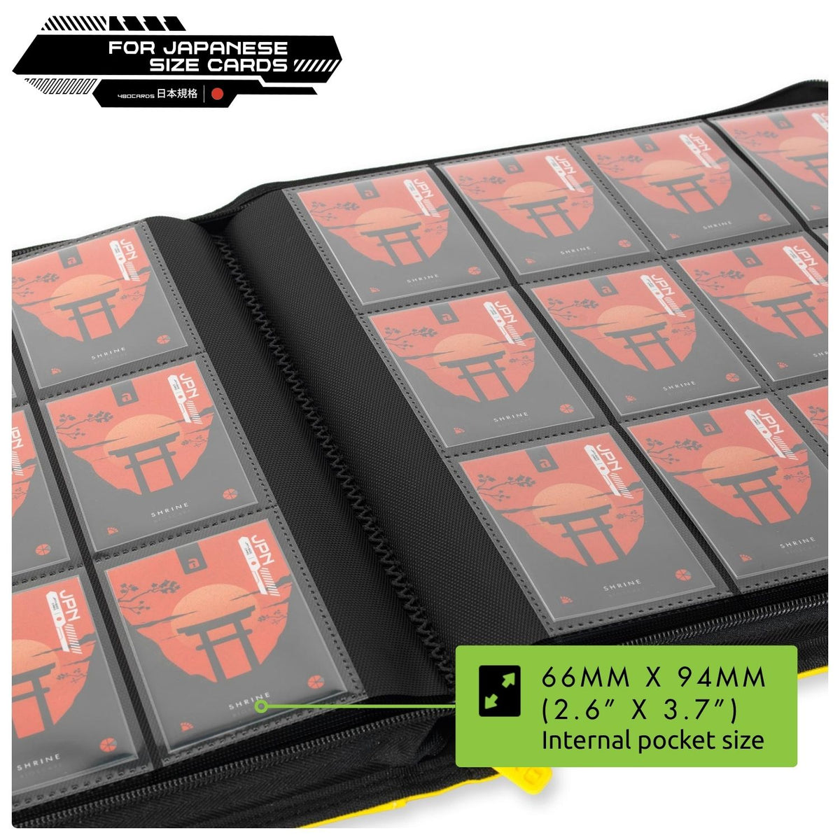 12-Pocket Exo-Tec® Japanese Size Zip Binder
